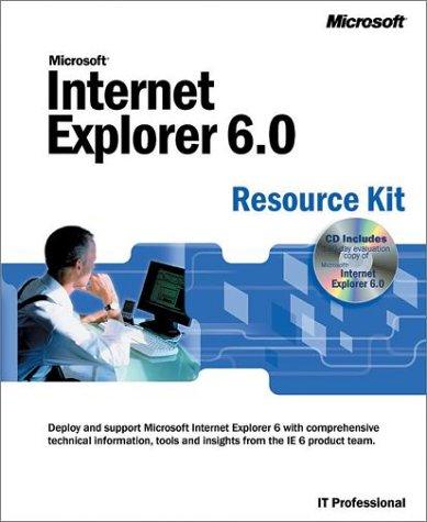 Microsoft Internet Explorer 6 resource kit