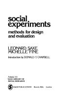 The Evaluation of Social Programs