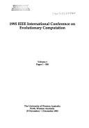 1995 IEEE International Conference on Evolutionary Computation, the University of Western Australia, Perth, Western Australia, 29 November-1 December,