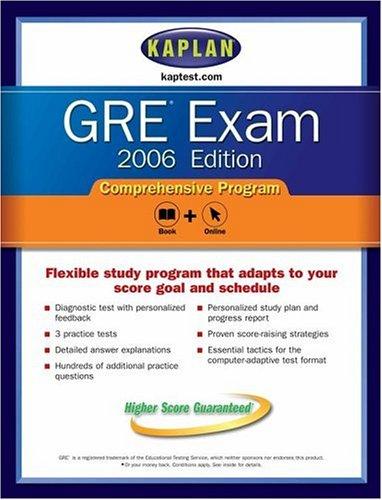 GRE Exam 2006, Comprehensive Program