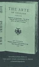 The arte of English poesie
