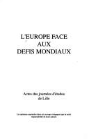 L'Europe face aux défis mondiaux