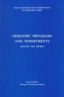 Geriatric Programs and Departments Around