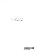 Numerical Methods with C++ Programming