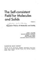 Quantum Theory of Molecules and Solids (Pure & Applied Physics) vol.4