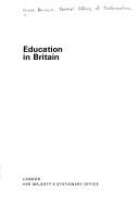 Education in Britain