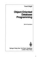 Object-oriented database programming