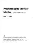 Programming the IBM User Interface