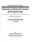 STUDY GUIDE ELEM MAT SCI ENG 6E