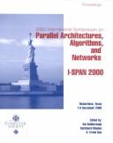 International Symposium on Parallel Architectures, Algorithms and Networks