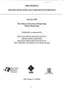 Proceedings, 1999 IEEE Hong Kong Electron Devices Meeting