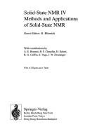 Solid-state NMR: Methods and Applications of Solid-state NMR (NMR: Basic Principles and Progress)