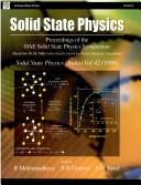 Solid State Physics ; Proceedings of The DAE Solid State Physics Symposium, December 20-24, 1999, Indira Gandhi Centre for Atomic Research, Kalpakkam