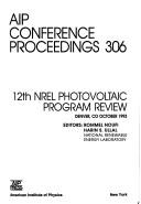 12th NREL photovoltaic program review