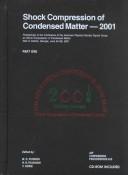 Shock compression of condensed matter--2001