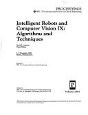 Intelligent Robots and Computer Vision IX