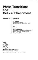 Phase Transitions and Critical Phenomena