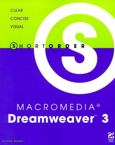 Short order Macromedia Dreamweaver 3