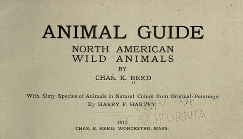 Animal guide, North American wild animals