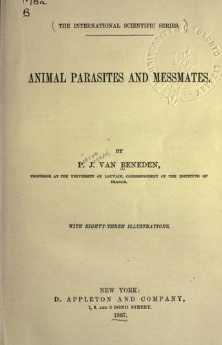 Commensaux et les parasites dans le règne animal