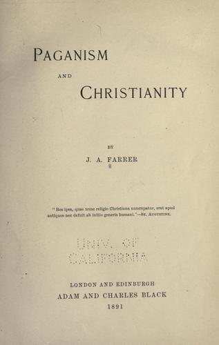 Paganism and Christianity