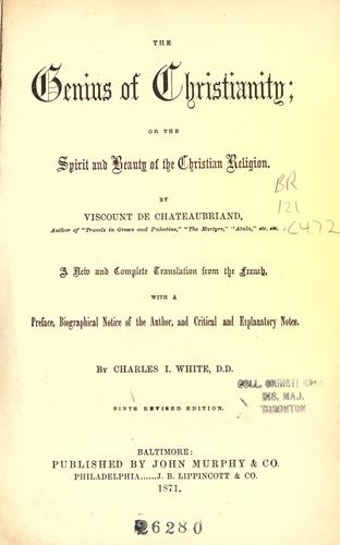 Génie du christianisme