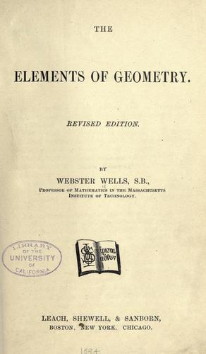 The elements of geometry