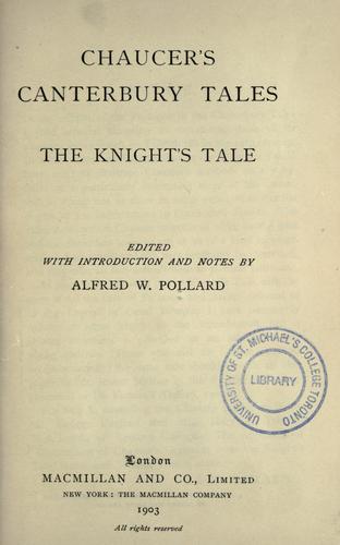 The knight's tale
