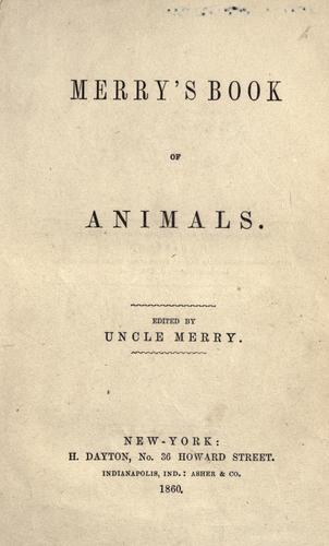 Merry's book of animals