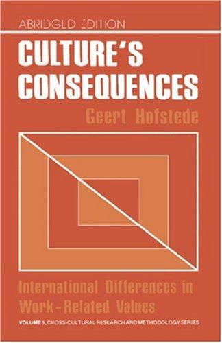 Culture's consequences