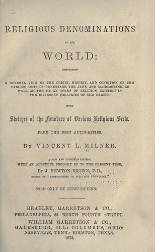 Religious denominations of the world