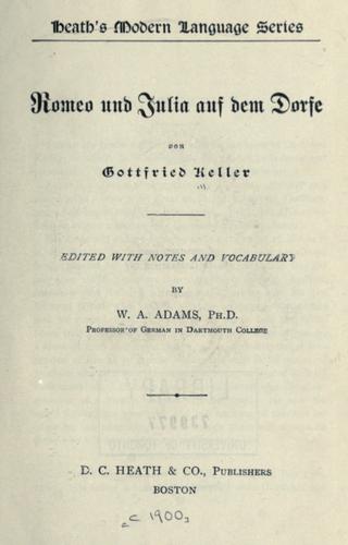 Romeo und Julia auf dem Dorfe
