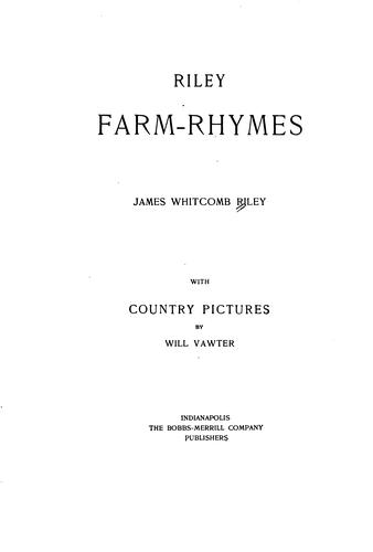 Riley farm-rhymes