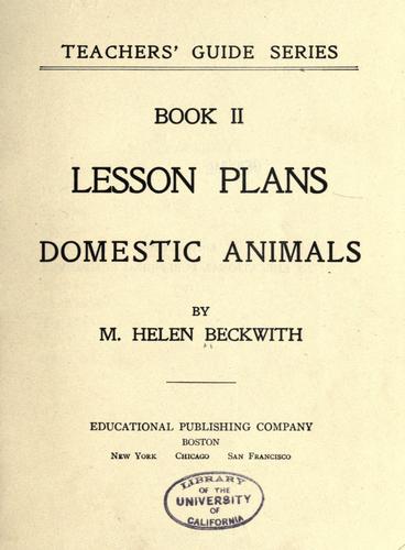 Lesson plans
