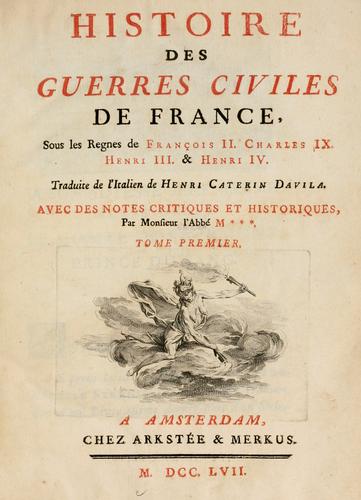 Historia delle guerre civili di Francia