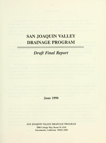 San Joaquin Valley Drainage Program