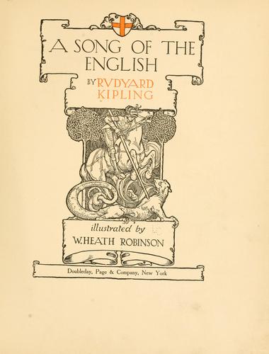 A  song of the English