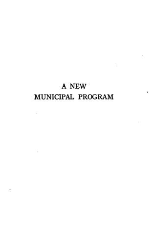 A new municipal program