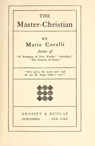 The master-Christian