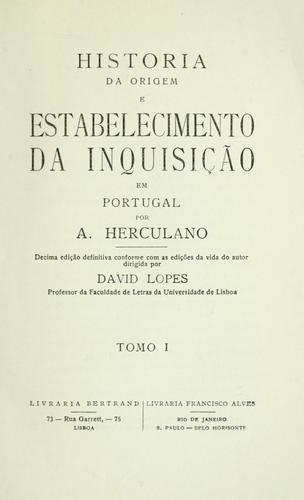História da origem e estabelecimento da inquisição em Portugal