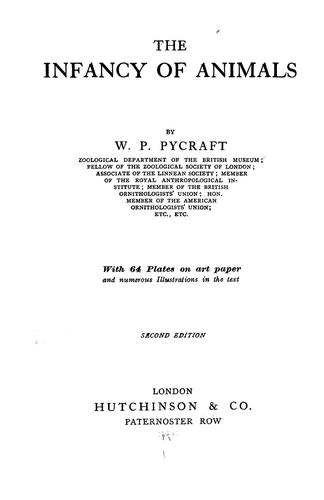 The infancy of animals