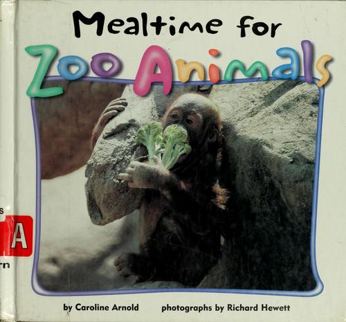 Mealtime for zoo animals
