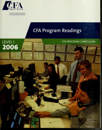 CFA program readings