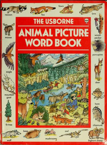 The animal picture word book