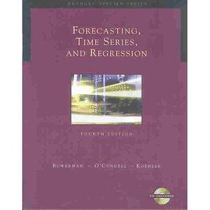 Forecasting, time series, and regression