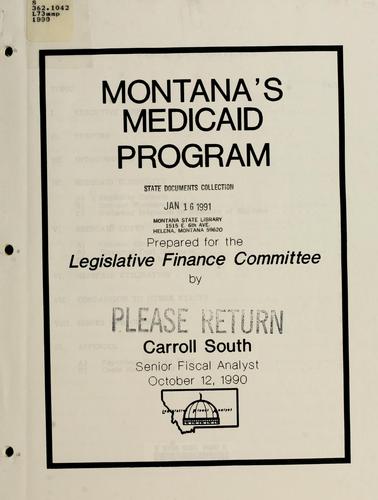 Montana's medicaid program