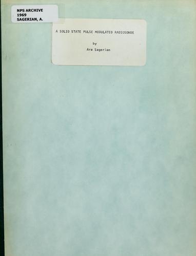 A solid state pulse modulated radiosonde
