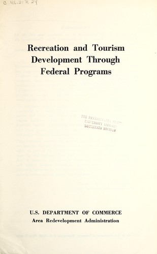 Recreation and tourism development through Federal programs