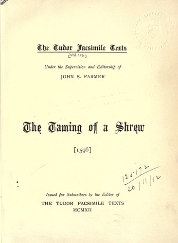 Taming of the Shrew