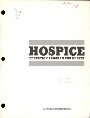 Hospice education program for nurses